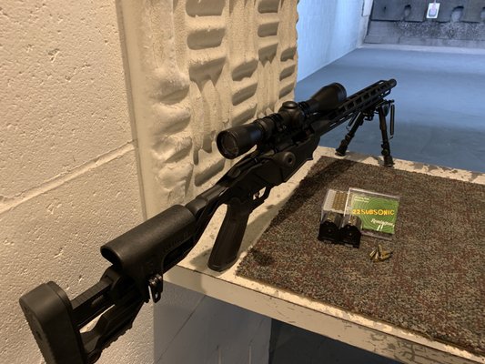 22 Ruger Precision Rimfire Bolt Action testing out some new Remington .22 LR subsonic rounds compared to the usual 22 Aguilar rounds i use.