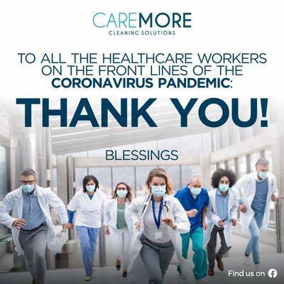 Thank you from all of us at Care-More Cleaning