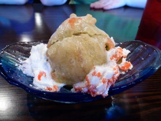 Fried Green Tea Icecream