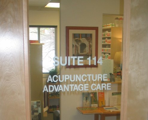 Acupuncture Advantage Care's front door