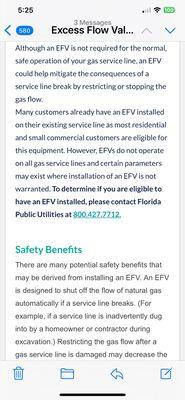 Notification of EFV - part 3