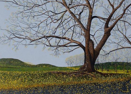 Elizabeth Stewart Painting "Dutchess County Elm"