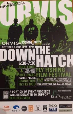 Down the Hatch fly fishing film festival