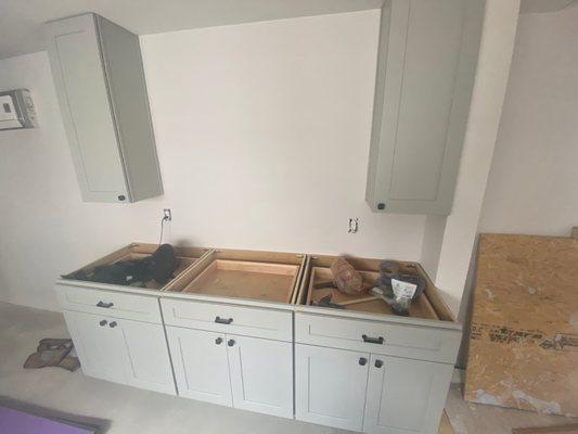 TCU Duplex Kitchen In progress