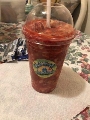 Large Mega Clamato.