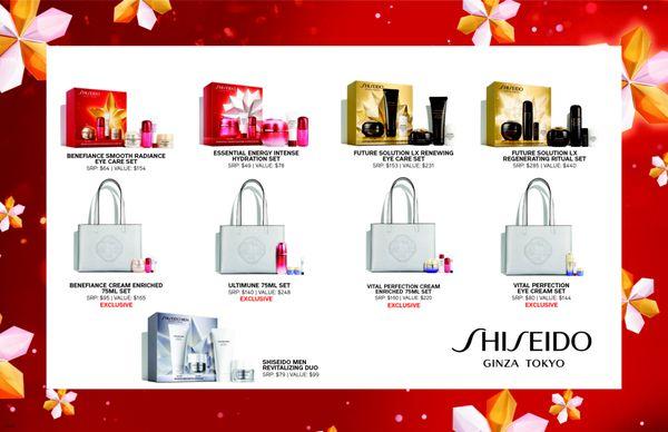 Shiseido Holiday Sets