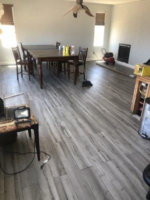 New flooring