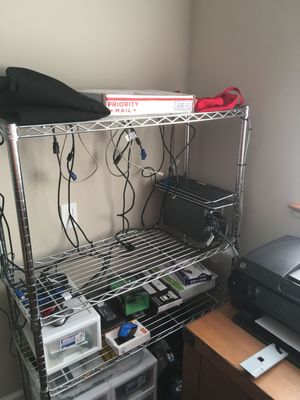 This is one of our workstation computer racks.