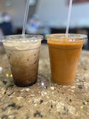 Thai Coffee and Thai Iced Tea