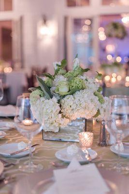 Floral Design for a wedding at the Estate.