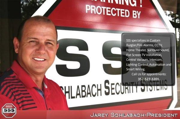 President and License Holder, Jarey Schlabach