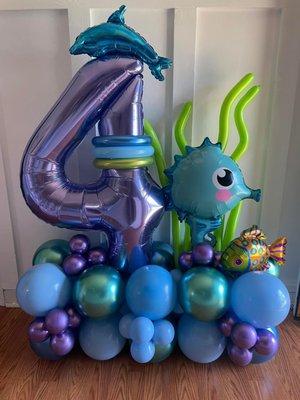 4 years old balloon bouquet