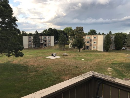 View from an apartment porch