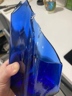 Smashed vase