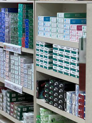 Cigarette Store, Menthol Cigarette Cartons,