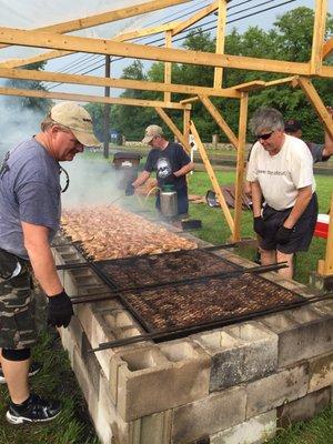 Annual chicken BBQ fundraiser. Every August.