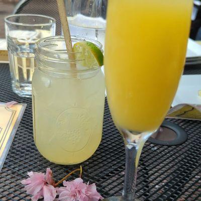 $5 mimosa and margaritas