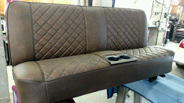 Custom truck seat