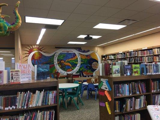 Children's section.