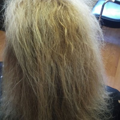 Before Keratin Treatment