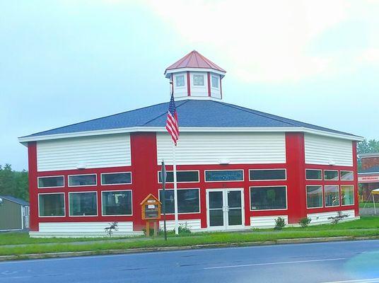 The Berkshire Carousel just had it's Grand Opening less than a month ago. This is a photo of the building currently.