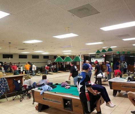 CCL Cornhole every Sunday @ 1. Indoor cornhole available every day.