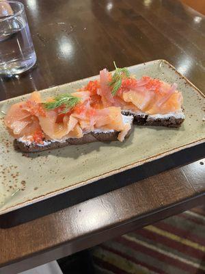 Smoked Salmon Toast