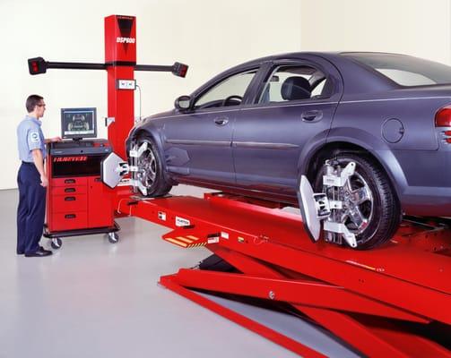 We offer 4 wheel alignment services to any vehicle for only $50.  Our same day alignment services are unbeatable by any other...