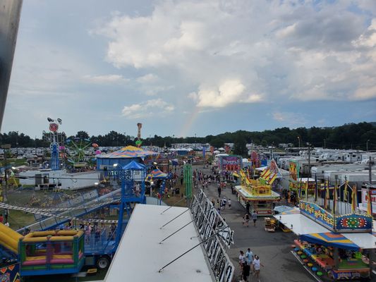 View from ferris wheel