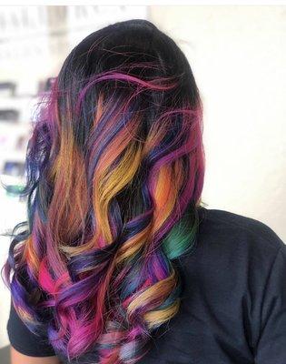 Rainbow fantasy color