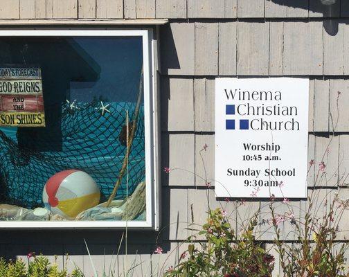 Wi-ne-ma Christian Camp - the chapel, now a fully functioning church with regular Sunday services.