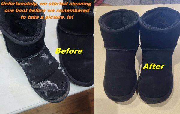 Remove Salt and Clean Uggs