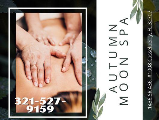 Here at Autumn Moon Spa, we are a proud Asian Spa located in Casselberry, FL!