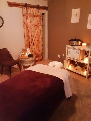 The Massage Bungalow treatment room