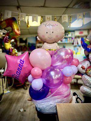 Baby balloon bouquet