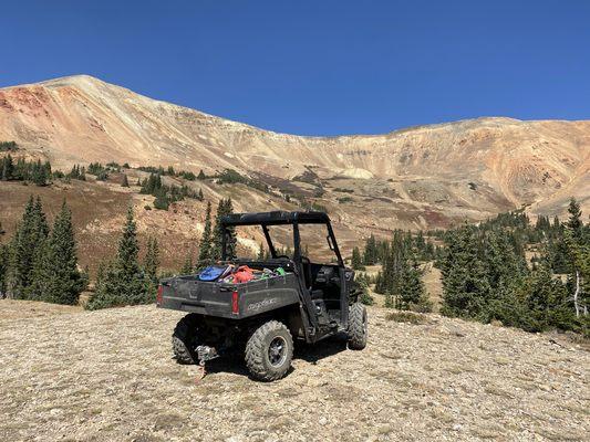 Enjoying a ride in the CO mountains.