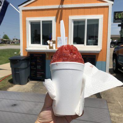 Extreme Cherry Snow Cone. To me it was refreshing but not very extreme