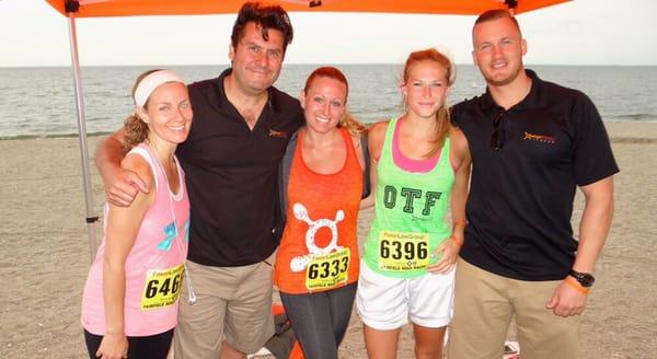 Representing Orangetheory while sponsoring the Faxon Fairfield 5k!