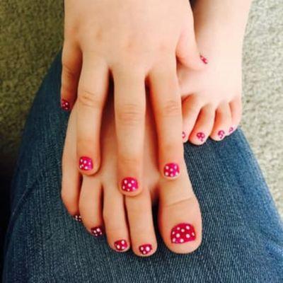 Mommy and me Manicures and Pedicures