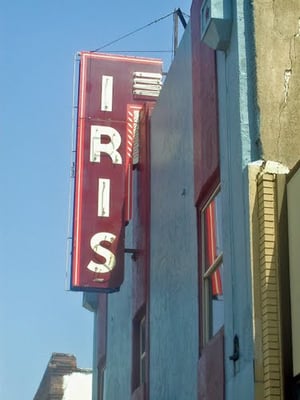 photo via Google - bookstore is located in former historic Iris Theatre, and still has small theatre in back