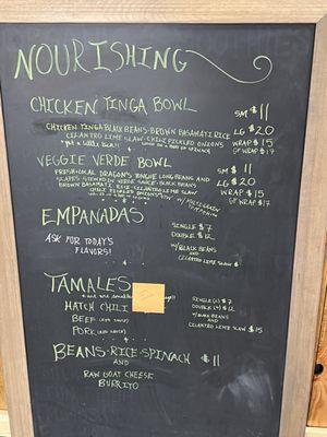 Menu 7/20/23