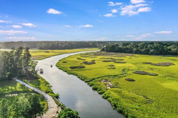 Daniel Island creek Low country at its finest.