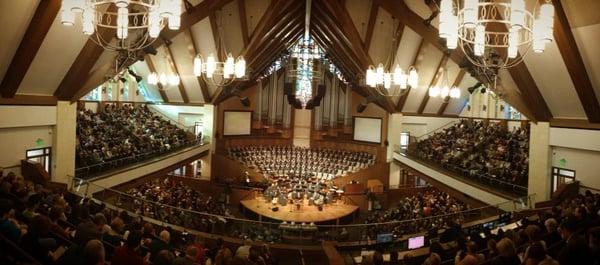 Interior of Tallowood Worship Center