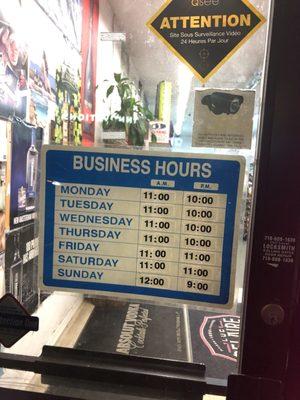 Business Hours