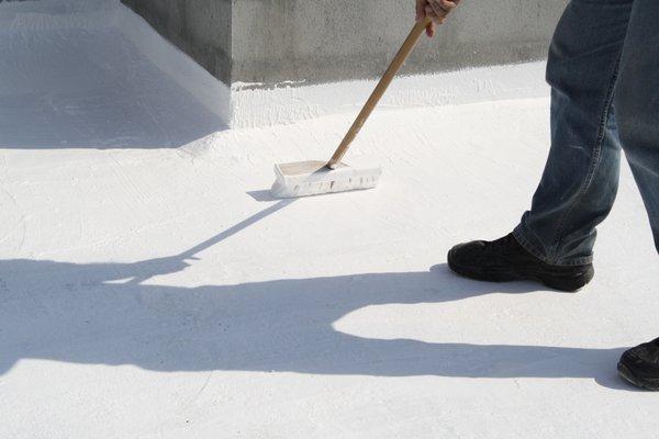 Silicone coatings are a great affordable solution for any flat roof! Ask us about details.