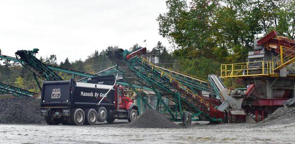 Our aggregate plant in Morrisville, VT.