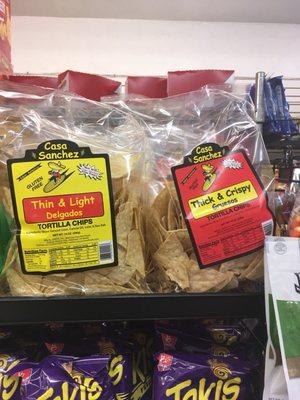 Casa Sanchez tortilla chips!