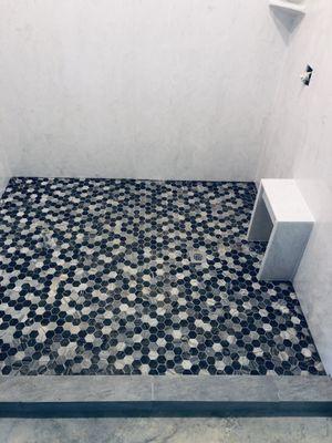 New Shower Floor