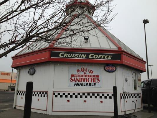 Drive thru coffee service!!