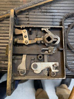 Old time mortise lock